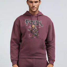 FCUK Pink Cotton Blend Printed Long Sleeves Sweatshirts-picture-32