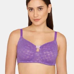 Zivame Purple Wireless Full Coverage Bra-image-98