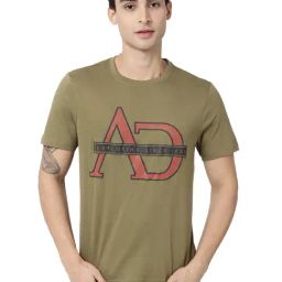 AD by Arvind Olive Crew T-Shirt-picture-44