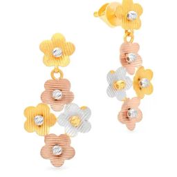 Malabar Gold and Diamonds 22k Gold Earrings for Women-image-54