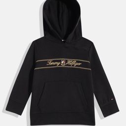 Tommy Hilfiger Boys Brand Logo Embroidered Hooded Sweatshirt-46