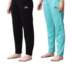 Pack of 2 Women Cotton Relax Fit Pyjama-image-128