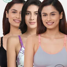 Inner Sense Multicolor Printed Full Coverage Maternity Bra - Pack of 3-picture-10