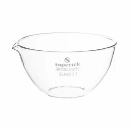 Supertek Borosilicate Glass 3.3 Flat Bottom Evaporating Dish With Spout, Outer Dia 200 mm, 19.109.0040 (Pack of 5)-14