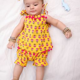 BownBee Girls Printed Top with Shorts-picture-36