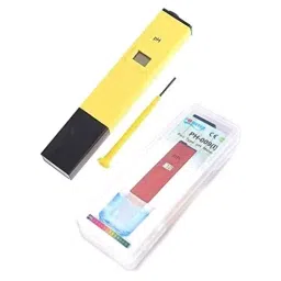 SSU 4 x 4 x 4 cm Multicolor Portable Ph Meter With Case Cover-12