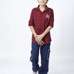 BEARSOUL Boys Striped Spread Collar Casual Shirt-image-49