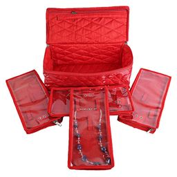 Kuber Industries Red Set of 1 Regular Fashion Organisers image 3