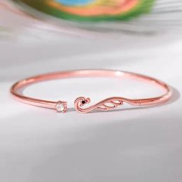 GIVA 925 Sterling Silver Rose Gold Bracelet for Women-picture-23