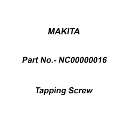 Makita Tapping Screw Size T20 for PDC1200, Part No NC00000016-27