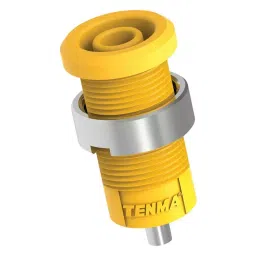 MULTICOMP PRO Banana Plugs & Jacks BANANA JACK, 4MM, 25A, SOLDER, YEL, 76-1504-picture-11