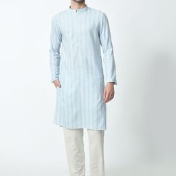 BAESD Men Embellished Thread Work Kurta-image-43