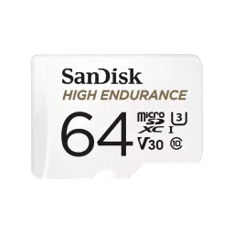 SanDisk High Endurance 64 GB UHS-I microSD Card with Adapter, SDSQQNR-064G-GN6IA-18