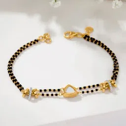P.N.Gadgil Jewellers Bliss Knot Yellow Gold Mangalsutra Bracelet For Women-picture-41