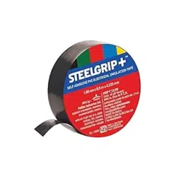 Steelgrip Insulation Tape in Black Color, Length 6 m x Width 1.7 cm x Thickness 0.125 mm-image-34