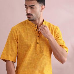 FILORI Men Checked Kurta-picture-7