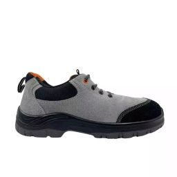 Allen Cooper Double Duty Safety Shoes Steel Toe Low Ankle PU Sole Size 12 UK/India Grey, DD 7152-42