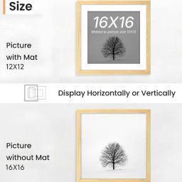 art street Synthetic Document Wall Photo Frame, Set Of 2 Big Frames For Wall Artwork, Certificates, Home Decor image 3