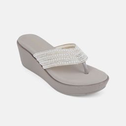 Mast & Harbour Textured Party Block Sandals-16