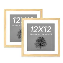art street Synthetic Document Wall Photo Frame, Set Of 2 Big Frames For Wall Artwork, Certificates, Home Decor image 2
