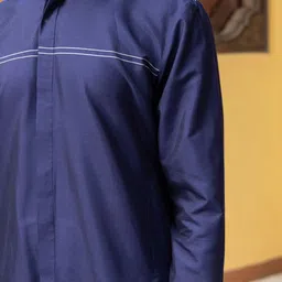 PATR Men Striped Kurta with Pyjama image 3