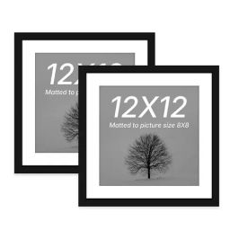 art street Synthetic Document Wall Photo Frame, Set Of 2 Big Frames For Wall Artwork, Certificates, Home Decor image 2