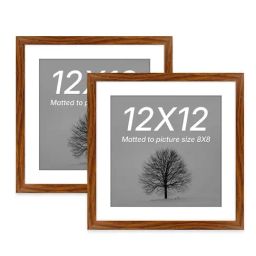 art street Synthetic Document Wall Photo Frame, Set Of 2 Big Frames For Wall Artwork, Certificates, Home Decor image 2