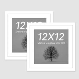 art street Synthetic Document Wall Photo Frame, Set Of 2 Big Frames For Wall Artwork, Certificates, Home Decor image 2