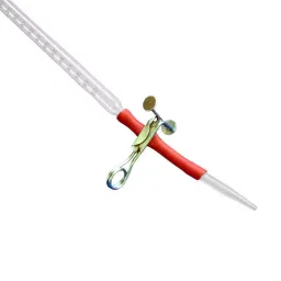 RELIGLAS 50 ml B Class Accuracy Burettes with Pinch Cock Rubber Tubing And Glass Jet, 01.037.15-17
