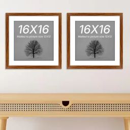 art street Synthetic Document Wall Photo Frame, Set Of 2 Big Frames For Wall Artwork, Certificates, Home Decor image 4