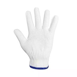 BRALA Nylon+Spandex Safety Gloves White Color, L Size (Pack of 120 Pair)-image-13