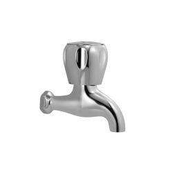 Essco by Jaquar SQT-CHR-511KN Silver Stainless Steel Bib Cock-image-5