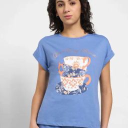 Dreamz by Pantaloons Colony Blue Printed Top-picture-42
