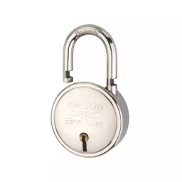 Jainson Locks CLASSIC 50 mm Mild Steel Chrome Plated Finish 3 Keys Padlock Pack Of 6-image-65