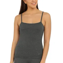 Jockey Charcoal Textured Thermal Spaghetti Top - 2501-image-6