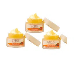 Lotus Herbals Set Of 3 Papayablem Papaya-N-Saffron Anti-Blemish Cream - 50g Each-50