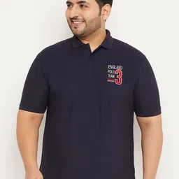 RENUOVO Men Polo Collar Applique T-shirt-picture-41