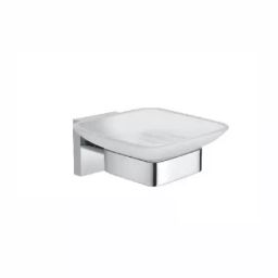 PLATO Quadro Soap Dish Glass Chrome Finish Silver, 6163 A-image-69