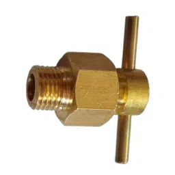 BLUEX Brass Golden Drain Valve 6.35 mm (1/4 inch)-16