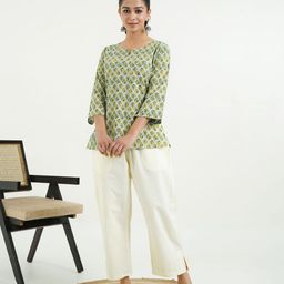 GOODHAND Floral Print Cotton Top-image-33