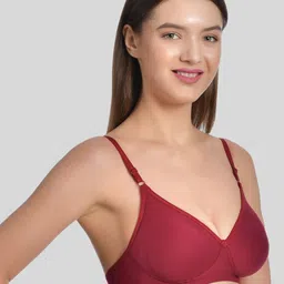 Aimly Seamless Medium Coverage All Day Comfort Non-Wired Non-Padded Cotton T-shirt Bra image 3