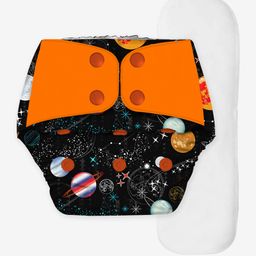 Snugkins Free Size Reusable Organic Cloth Diaper With Terry Soaker - Multicolour-21