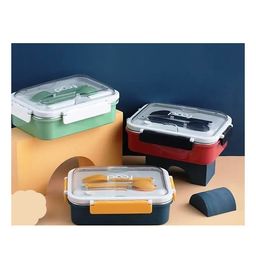 YAMAMA 3 Compartment Insulated Lunch Box Stainless Steel Tiffin Box   (Color as per availability)-image-52