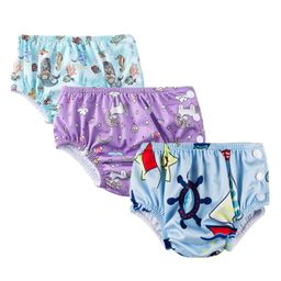 Chinmay Kids Waterproof Swim Diapers - Leakproof & Adjustable for Boys & Girls | Pack of 3 Fun Designs-image-36
