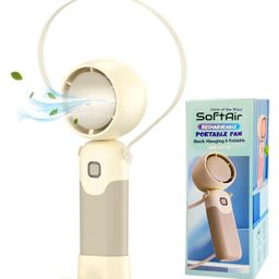 FunBlast 3 Speed Adjustable Foldable Mini Hand Fan Pack of 1 Beige-27