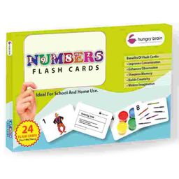 Hungry Brain Numbers 24 Flash Cards - Multicolor-image-14