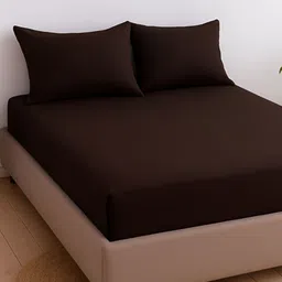 HOME PLUS STUDIOS Brown Terry Water Resistant Mattress Protector-image-60
