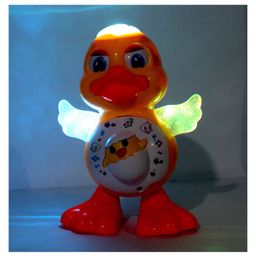 WOW Toys Delivering Joys of Life Battery Operated Dancing Duck Toy with Light & Music - Multicolour image 4
