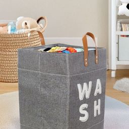 Stylista Grey Printed Durable & Foldable Laundry Bag with Handle-34