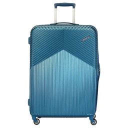 American Tourister Georgia Blue 4 Wheels Large Hard Cabin Trolley Bag-image-21